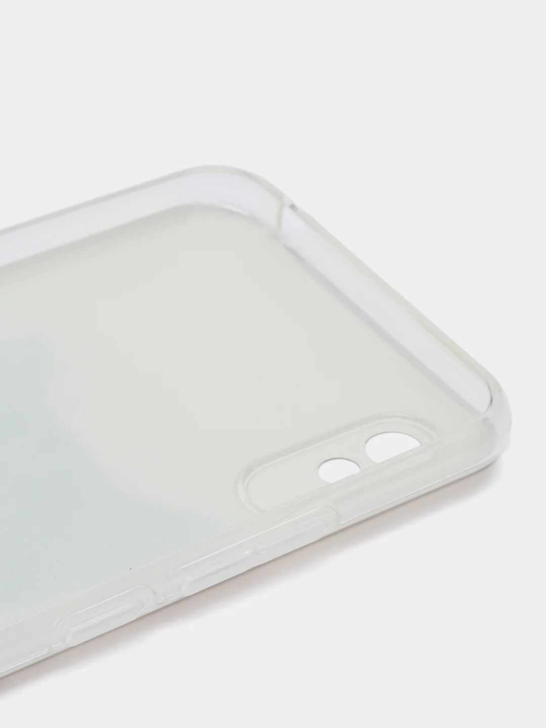 Молочный силиконовый чехол на Xiaomi Redmi 9A / Сяоми Редми 9А прозрачный с рисунком, защита камеры