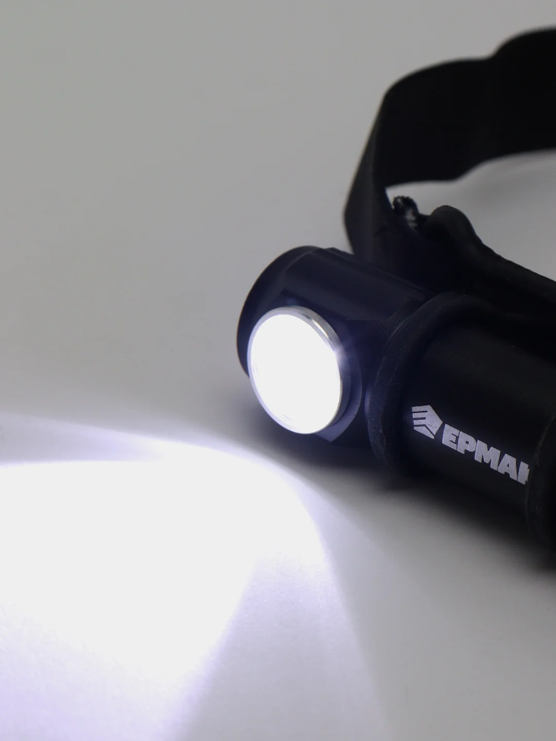 Фонарь ЕРМАК, 1 LED, 1200 мАч, 3 режима, пластик, металл