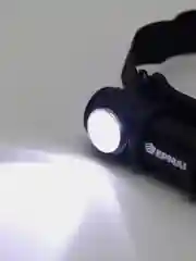 Фонарь ЕРМАК, 1 LED, 1200 мАч, 3 режима, пластик, металл