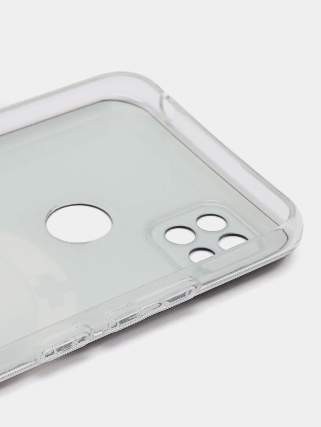 Бронзовый силиконовый чехол на Xiaomi Redmi 9C / Сяоми Редми 9С прозрачный с рисунком, защита камеры