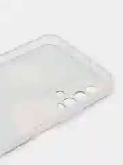 Кораллово-розовый силиконовый чехол на Xiaomi Redmi 9T / Редми 9Т прозрачный, с рисунком, защита камеры