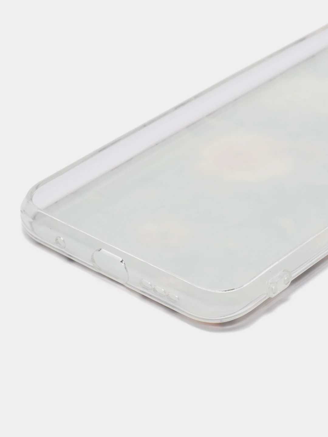 Кораллово-розовый силиконовый чехол на Xiaomi Redmi 9T / Редми 9Т прозрачный, с рисунком, защита камеры