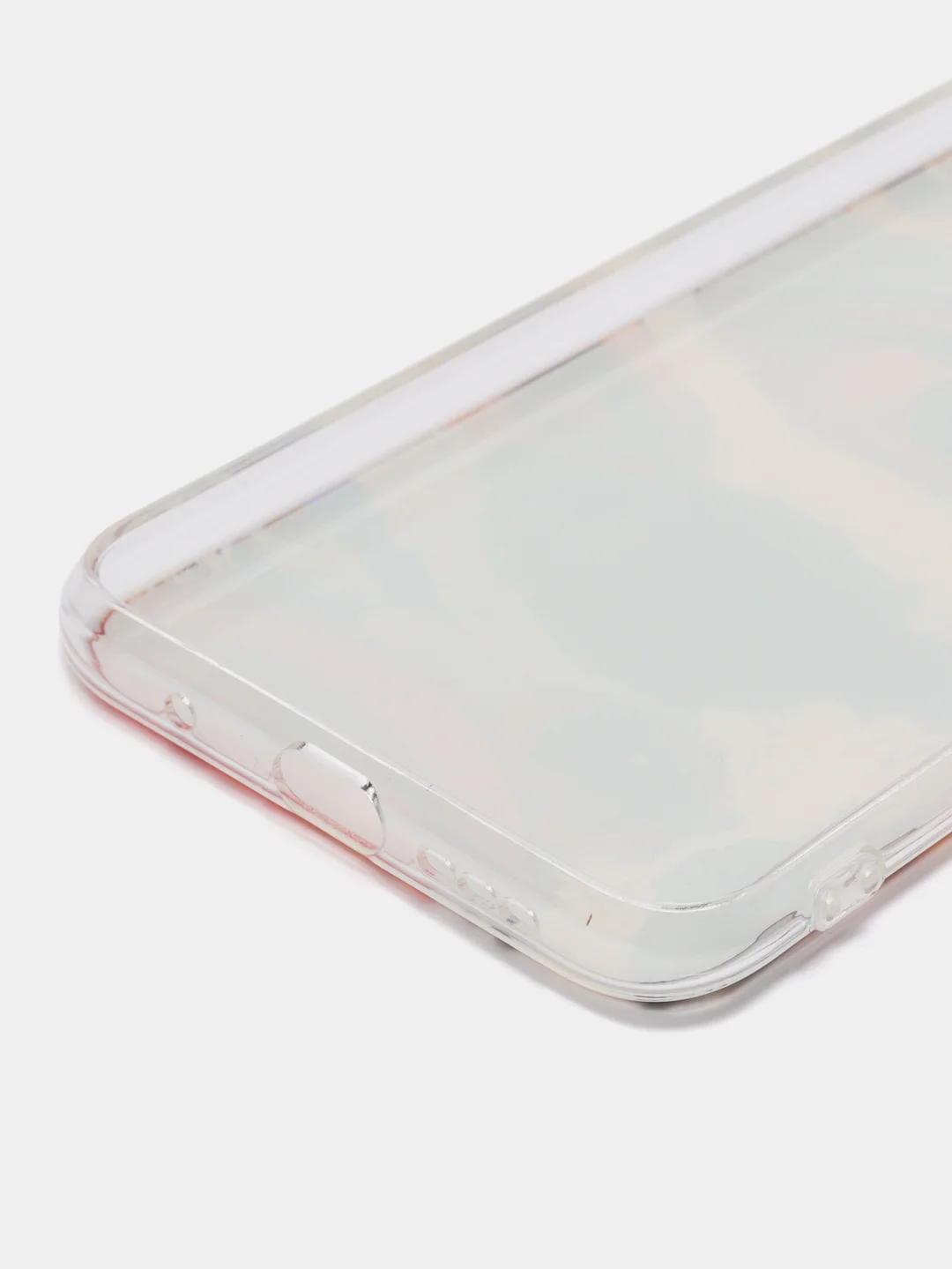 Кремовый силиконовый чехол на Xiaomi Redmi 9T / Редми 9Т прозрачный, с рисунком, защита камеры