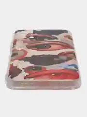 Кремовый силиконовый чехол на Xiaomi Redmi 9T / Редми 9Т прозрачный, с рисунком, защита камеры