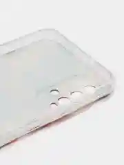 Кремовый силиконовый чехол на Xiaomi Redmi 9T / Редми 9Т прозрачный, с рисунком, защита камеры