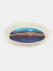 Поднос "Синий мрамор"