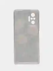 Кораллово-розовый чехол на Xiaomi Redmi Note 10 Pro / Сяоми Редми Нот 10 Про прозрачный, с рисунком