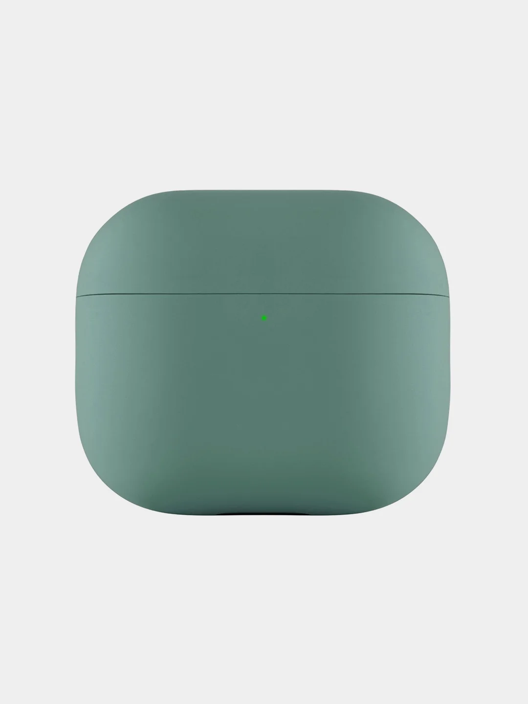 Зеленый ультратонкий силиконовый чехол uBear Touch case для AirPods 3