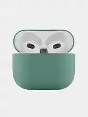 Зеленый ультратонкий силиконовый чехол uBear Touch case для AirPods 3