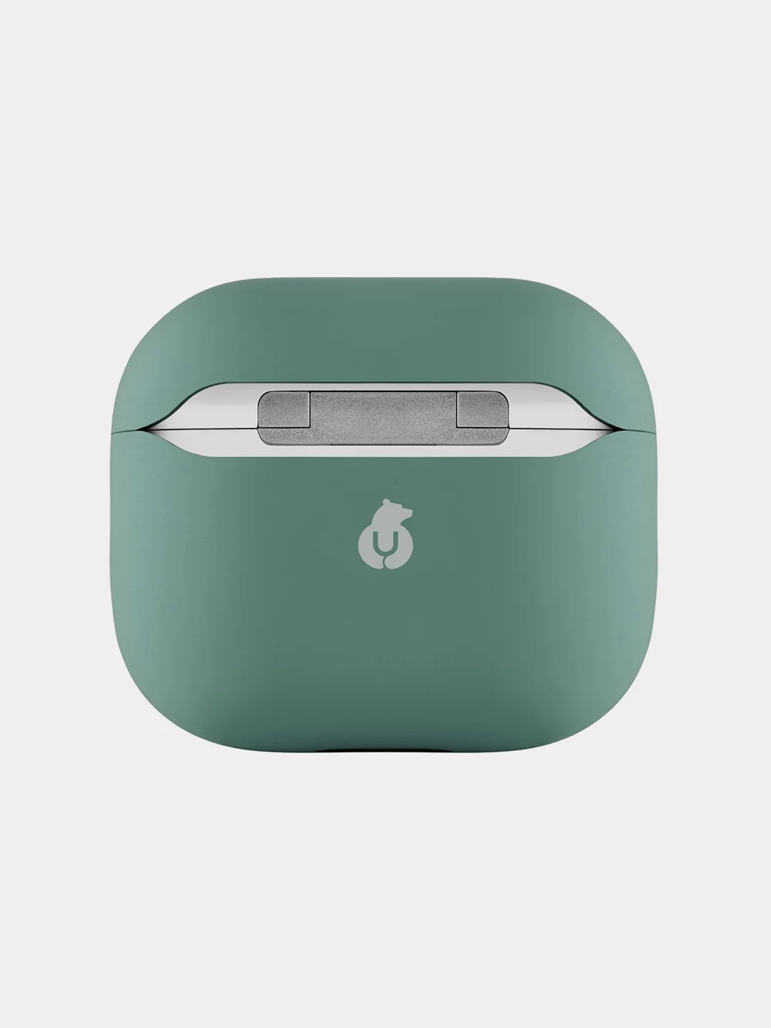 Зеленый ультратонкий силиконовый чехол uBear Touch case для AirPods 3