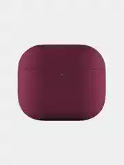 Красный ультратонкий силиконовый чехол uBear Touch case для AirPods 3