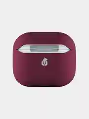Красный ультратонкий силиконовый чехол uBear Touch case для AirPods 3
