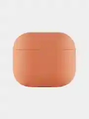 Оранжевый ультратонкий силиконовый чехол uBear Touch case для AirPods 3