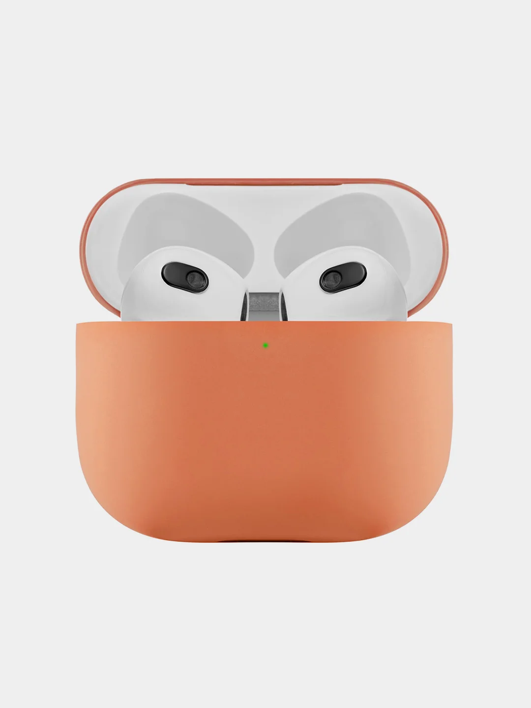 Оранжевый ультратонкий силиконовый чехол uBear Touch case для AirPods 3