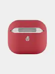 Красный ультратонкий силиконовый чехол uBear Touch case для AirPods 3