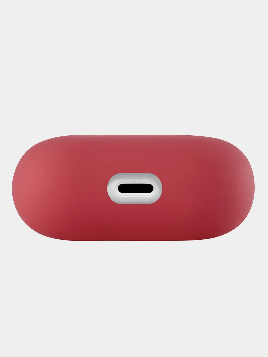 Красный ультратонкий силиконовый чехол uBear Touch case для AirPods 3