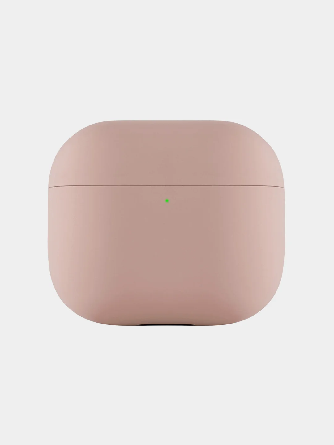 Розовый ультратонкий силиконовый чехол uBear Touch case для AirPods 3