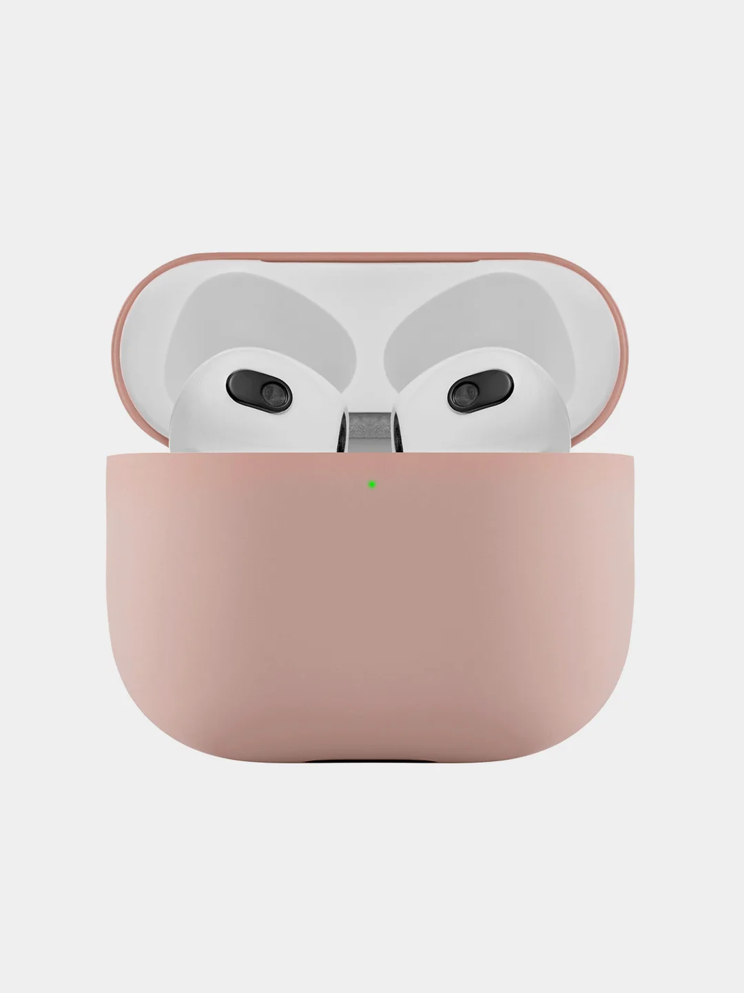 Розовый ультратонкий силиконовый чехол uBear Touch case для AirPods 3