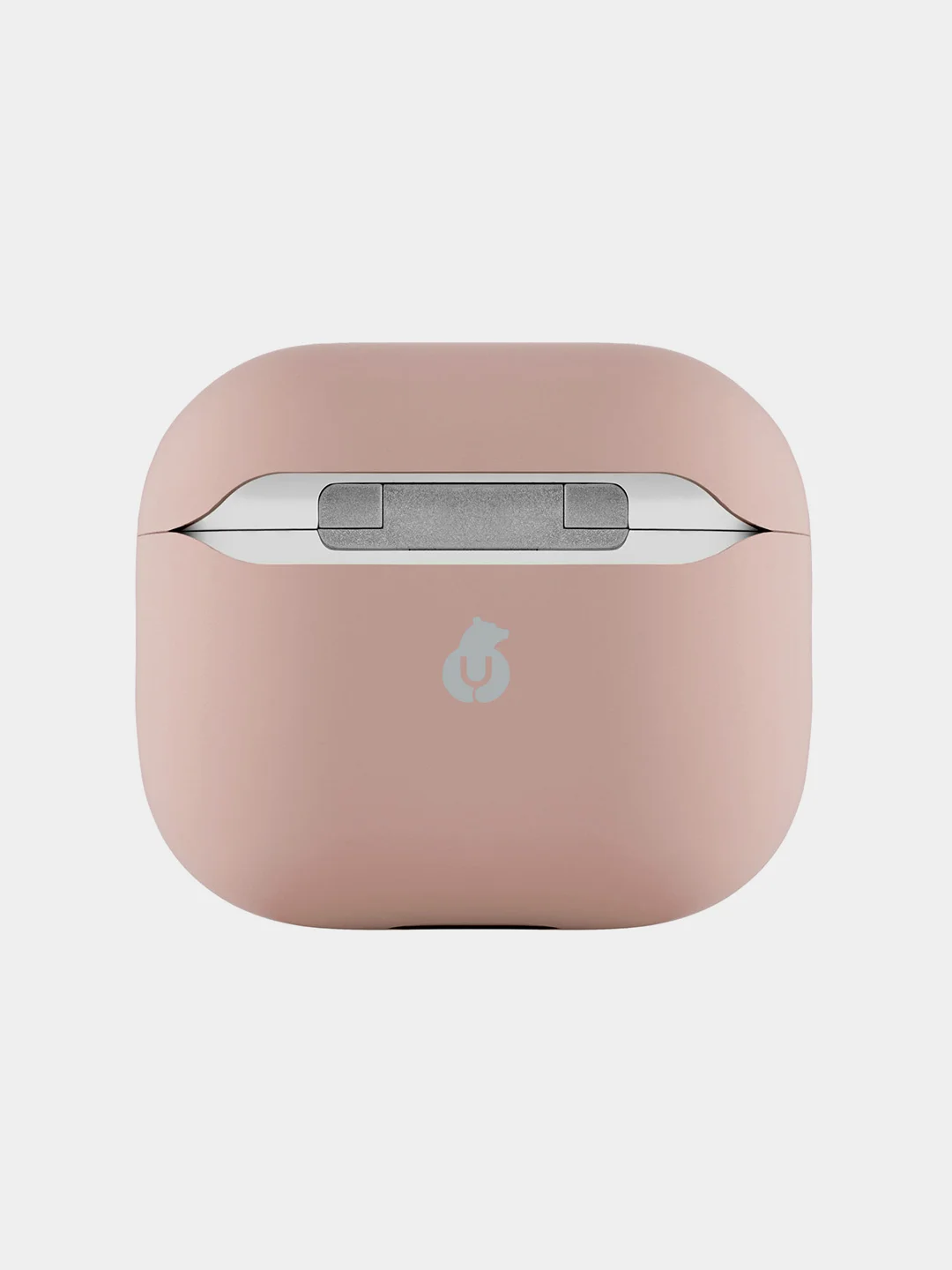 Розовый ультратонкий силиконовый чехол uBear Touch case для AirPods 3