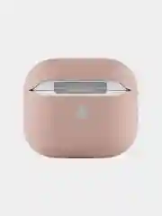 Розовый ультратонкий силиконовый чехол uBear Touch case для AirPods 3