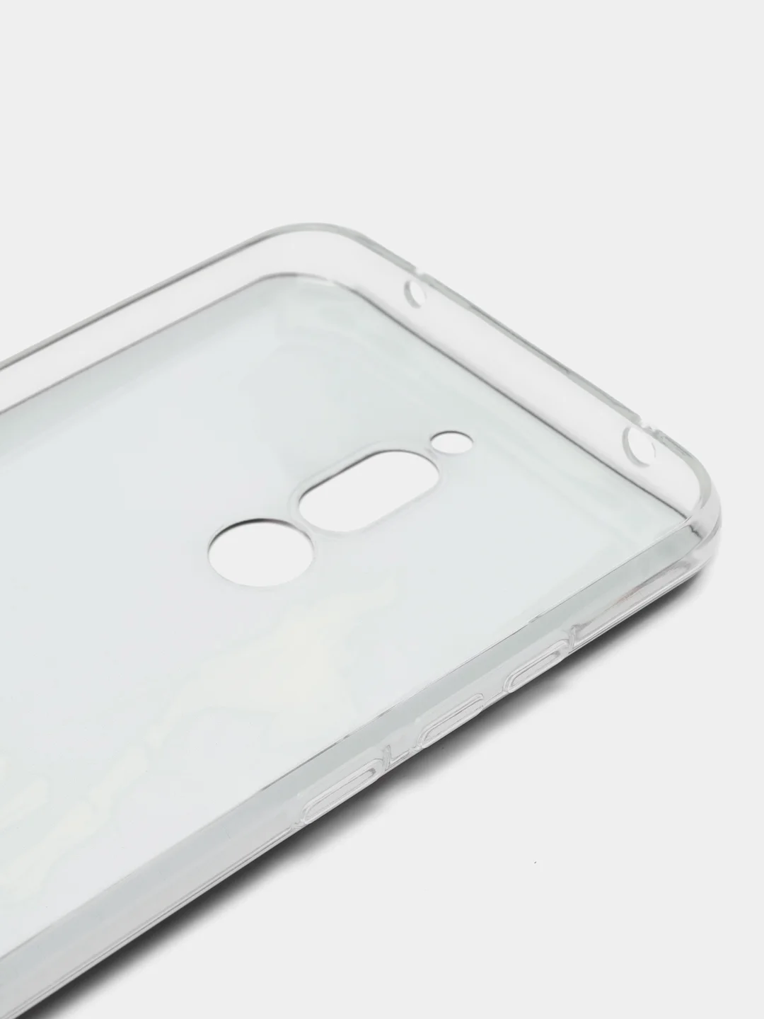 Темно-синий силиконовый чехол на Xiaomi Redmi 8 / Сяоми Редми 8 прозрачный, с рисунком, защита камеры