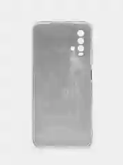 Оливковый силиконовый чехол на Xiaomi Redmi 9T / Редми 9Т прозрачный, с рисунком, защита камеры