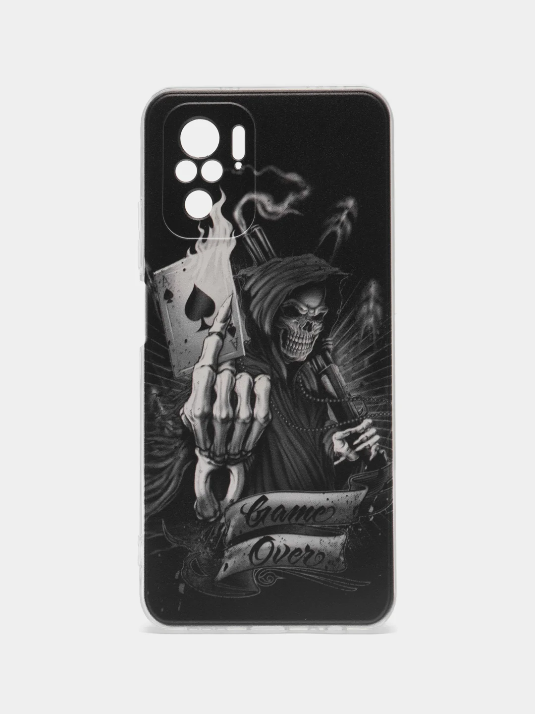 Зелёный хаки чехол на Xiaomi Redmi Note 10/Note 10S/Poco M5s / Сяоми Редми Нот 10/10С с рисунком