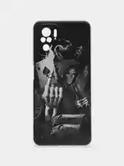 Зелёный хаки чехол на Xiaomi Redmi Note 10/Note 10S/Poco M5s / Сяоми Редми Нот 10/10С с рисунком