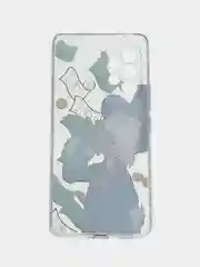 Лесной зеленый чехол на Samsung Galaxy A53 5G / Галакси А53 5G прозрачный, с рисунком, защита камеры