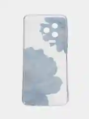 Лазурный чехол на Infinix Note 12 Pro 4G/Note 12 2023 / Инфиникс Нот 12 2023 прозрачный, с рисунком