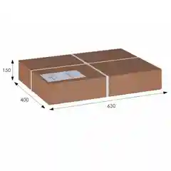 Банкетка Спея коричневый/экокожа коричневый