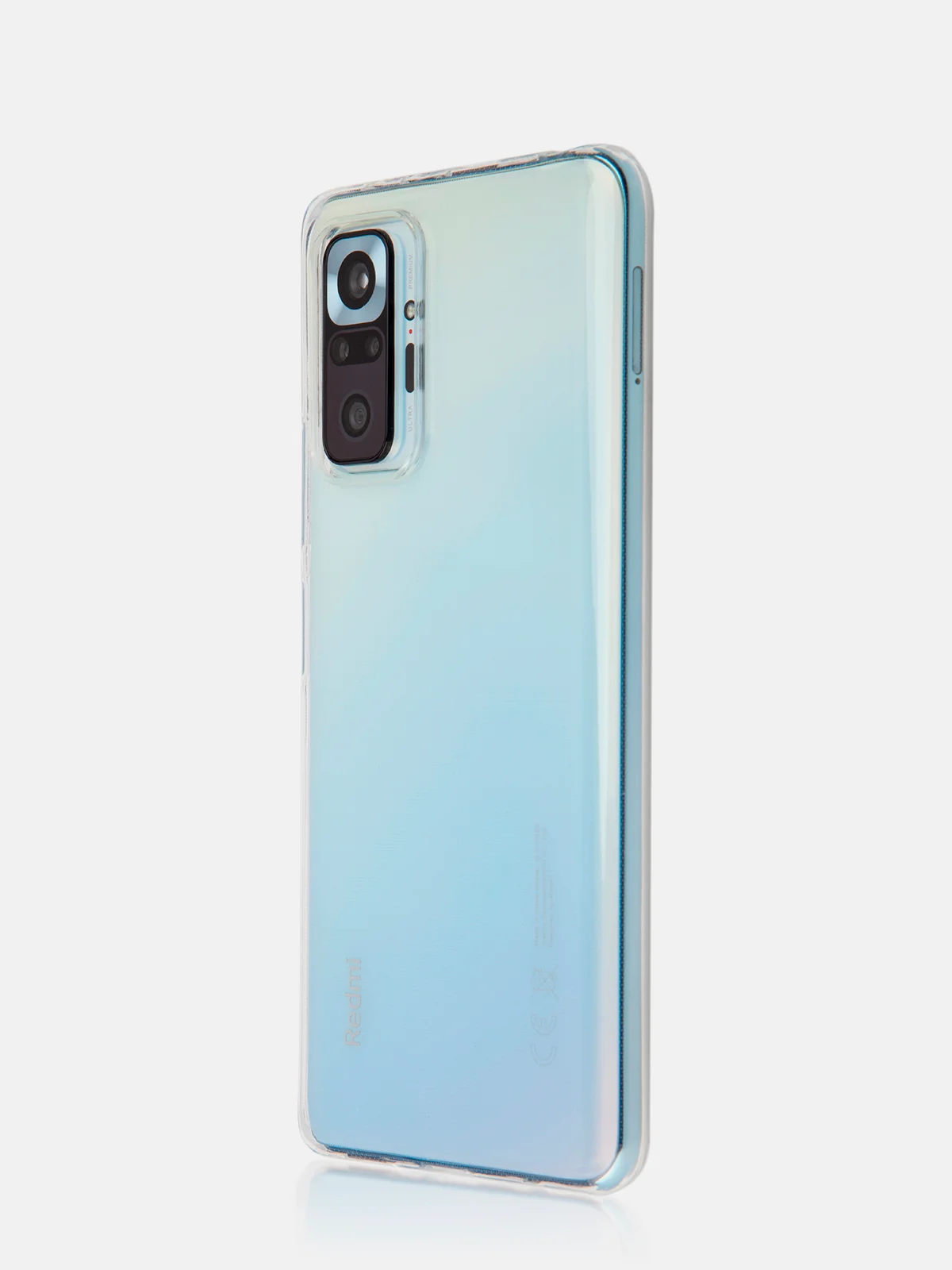 Силиконовый чехол ROSCO для Xiaomi Redmi Note 10 Pro с защитой камер и от прилипания