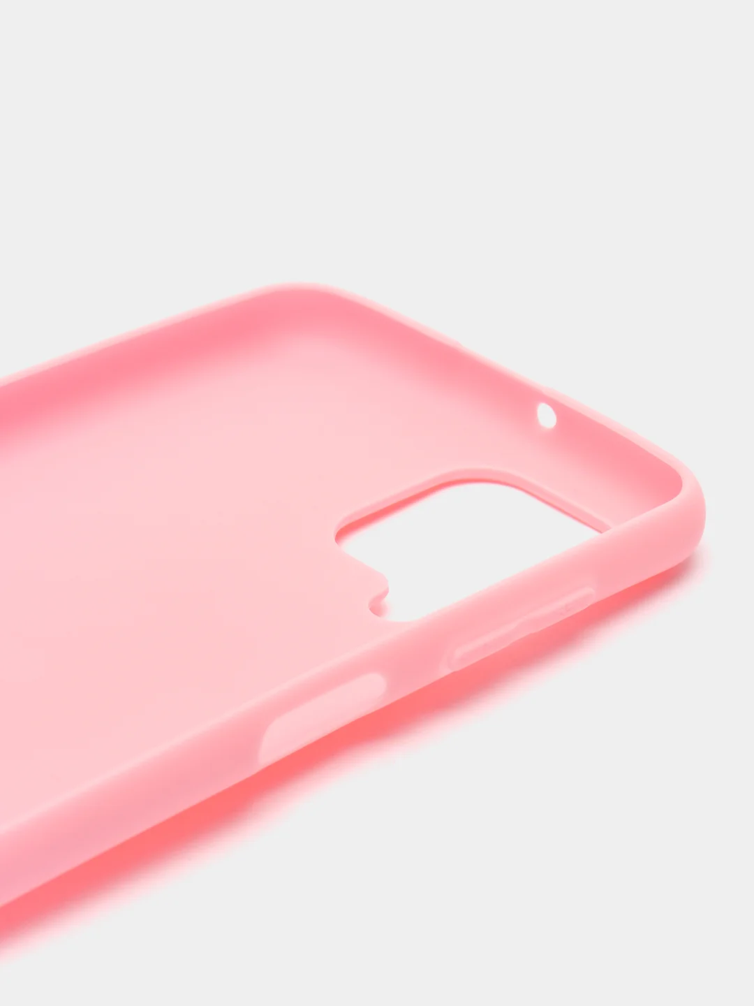 Розовый чехол Samsung A22, A50, A52, силиконовый матовый