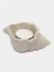 Подсвечник в форме ракушки, из гипса