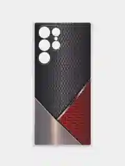 Слоновая кость чехол на Samsung Galaxy S22 Ultra / Самсунг S22 Ultra прозрачный с рисунком, защита камеры