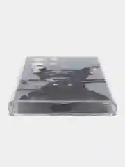 Серый чехол на Samsung Galaxy S22 Ultra / Самсунг S22 Ultra прозрачный с рисунком, защита камеры