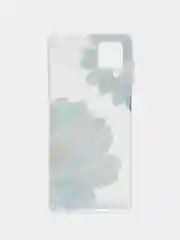 Лайм чехол на Samsung Galaxy A12/M12 / Самсунг А12/М12 прозрачный, с рисунком, защита камеры