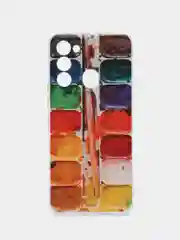 Бордовый чехол на Tecno Spark Go 2022/8C/9 / Текно Спарк Гоу 2022/8С/9 прозрачный, с рисунком