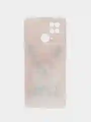 Оранжевый чехол на Xiaomi Redmi 10C / Сяоми Редми 10С прозрачный, с рисунком, защита камеры
