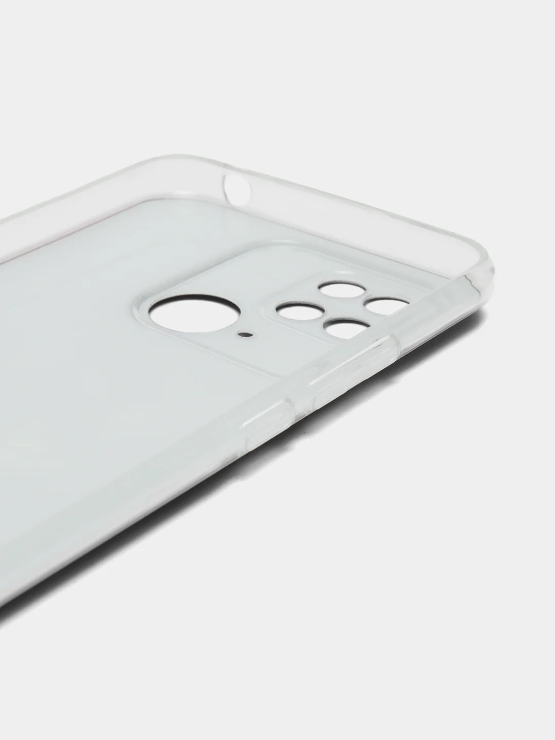 Серый меланж чехол на Xiaomi Redmi 10C / Сяоми Редми 10С прозрачный, с рисунком, защита камеры
