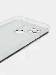 Серый меланж чехол на Xiaomi Redmi 10C / Сяоми Редми 10С прозрачный, с рисунком, защита камеры
