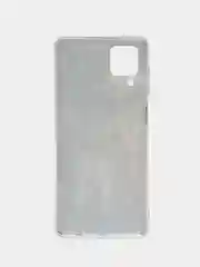 Медный чехол на Samsung Galaxy A12/M12 / Самсунг А12/М12 прозрачный, с рисунком, защита камеры