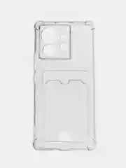 Чехол силиконовый Infinix Zero Ultra с кармашками для карт, пропуска, фотографии