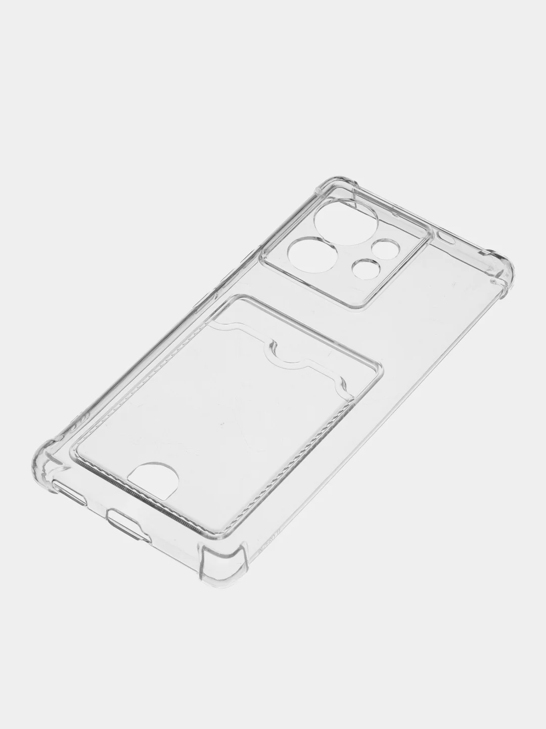 Чехол силиконовый Infinix Zero Ultra с кармашками для карт, пропуска, фотографии