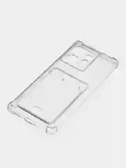Чехол силиконовый Infinix Zero Ultra с кармашками для карт, пропуска, фотографии