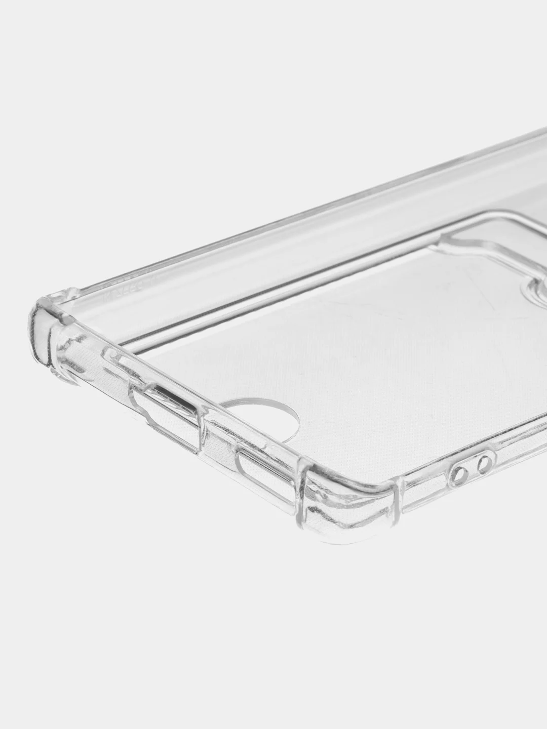 Чехол силиконовый Infinix Zero Ultra с кармашками для карт, пропуска, фотографии