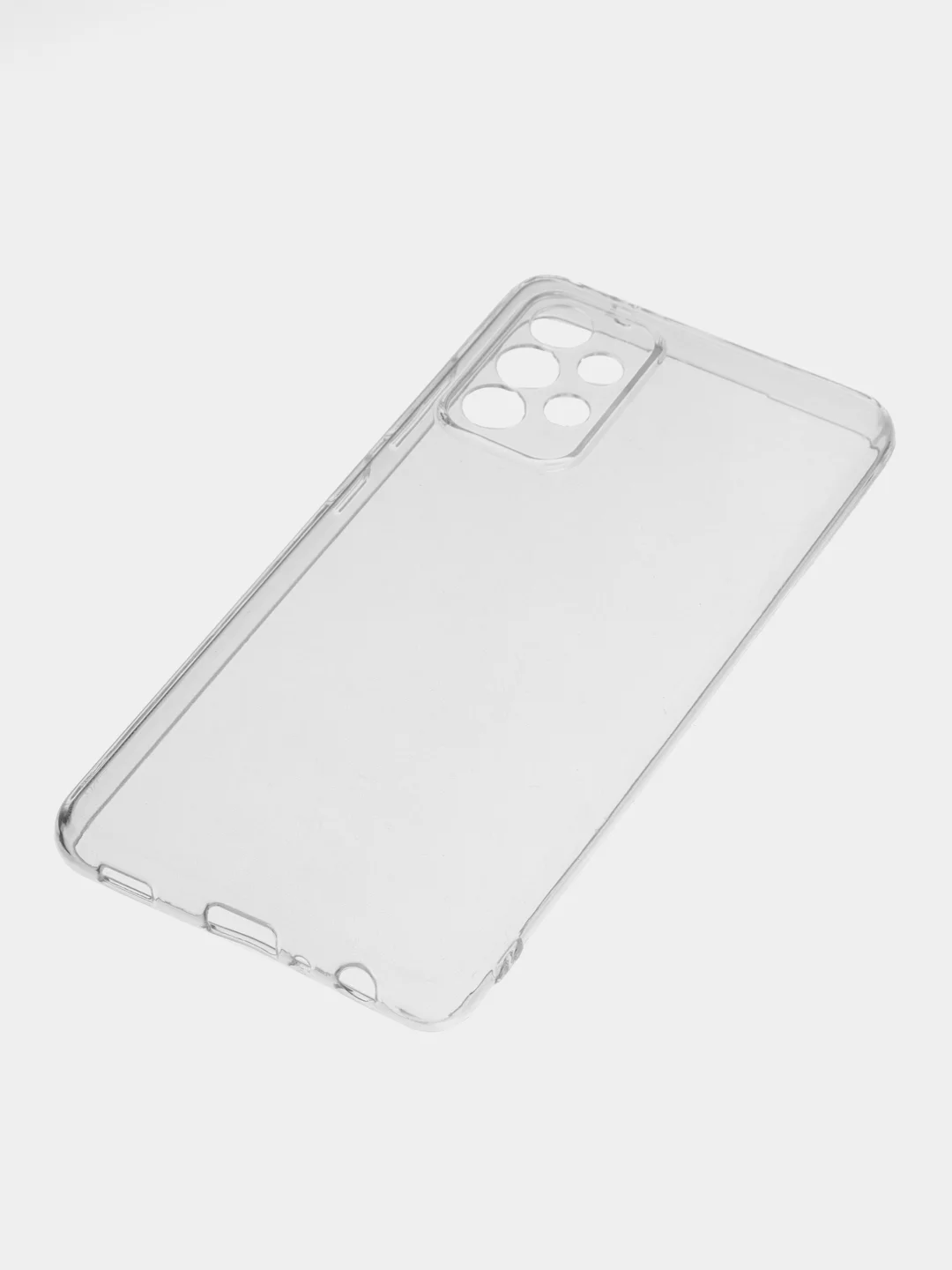 Чехол Samsung A12, A22 4G, M22, A32, A72, M32, A03 Core, с защитой камеры, прозрачный