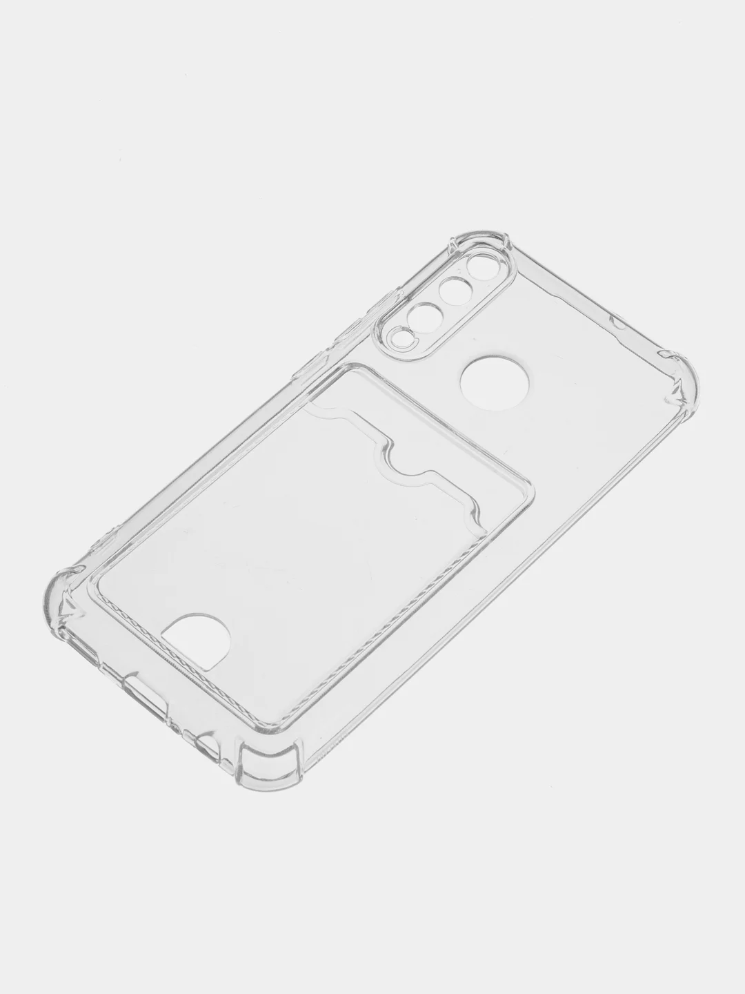 Чехол силиконовый с кармашками для карт, пропуска, для Huawei 10I/10Lite/20i/Y6 2018/Y6 2019