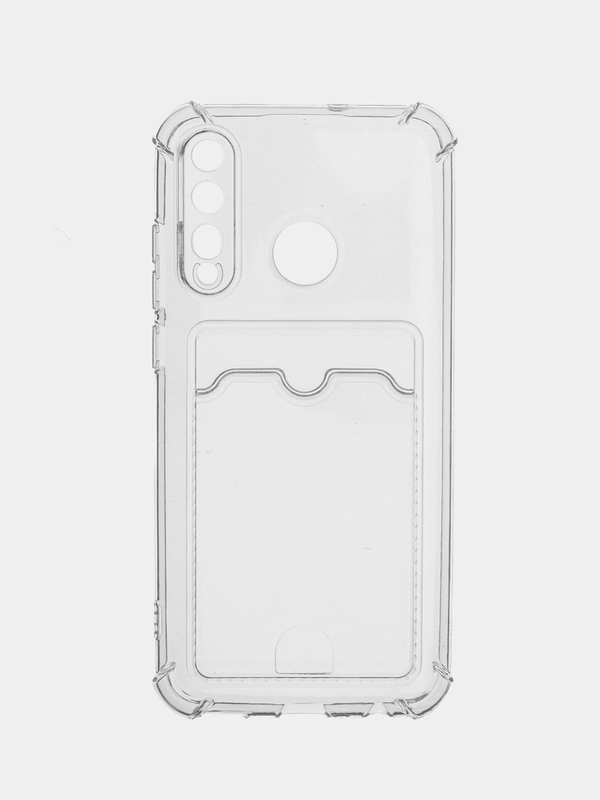 Чехол силиконовый с кармашками для карт, пропуска, для Huawei 10I/10Lite/20i/Y6 2018/Y6 2019