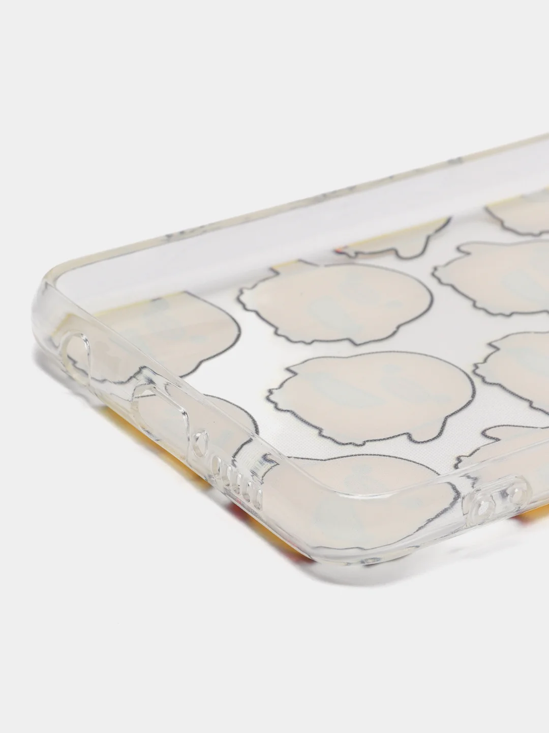 Манго силиконовый чехол на Xiaomi Poco X3/X3 Pro / Сяоми Poco X3/Х3 Про прозрачный, с рисунком